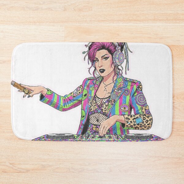Item preview, God Is A Woman And A DJ - Psychedelic Rave Queen (Captain Hook Tribute) designed and sold by Hen-C-Art.