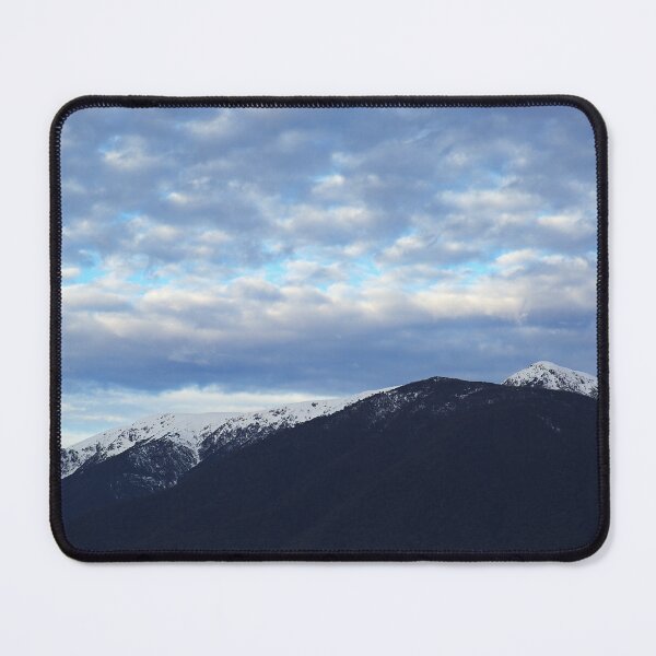 Item preview, Snow Capped Mountain Under Cloudy Sky designed and sold by Joy Watson - Natural Light Photography .