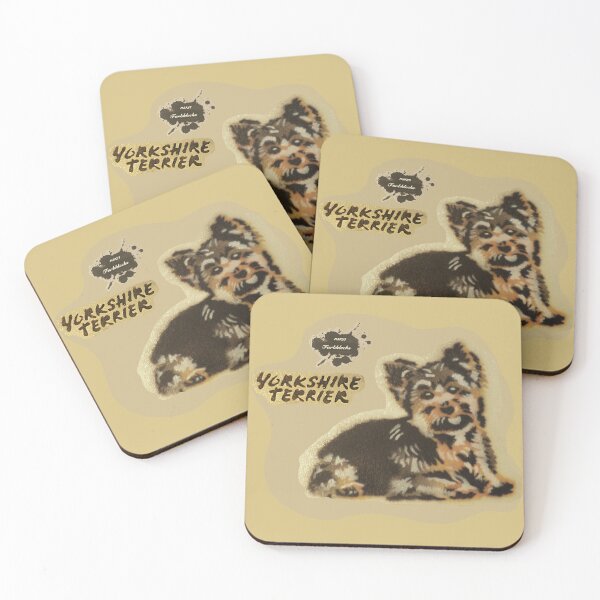 Item preview, A lying Yorkshire Terrier designed and sold by marysfarbklecks.