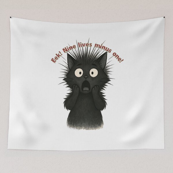 Item preview, Cat Nine Lives designed and sold by MoonsunCraft.