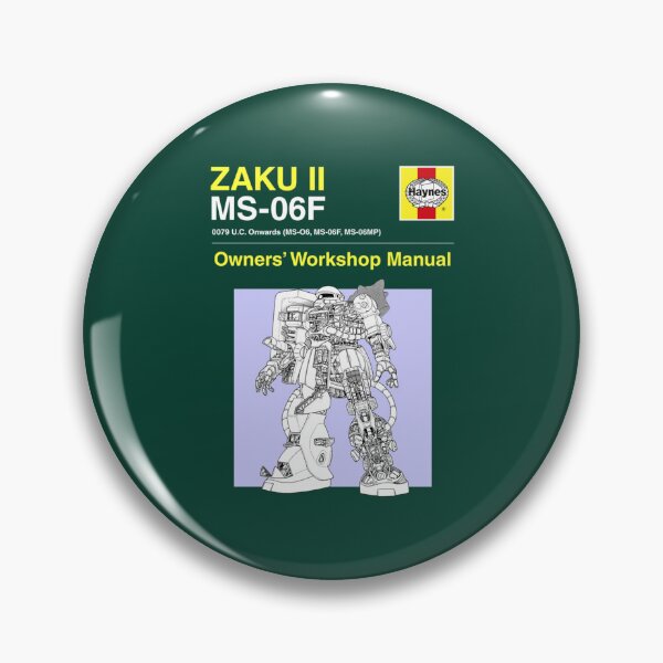 Item preview, Gundam - Zaku ii - Owner_s Manual   designed and sold by IshaBrun.