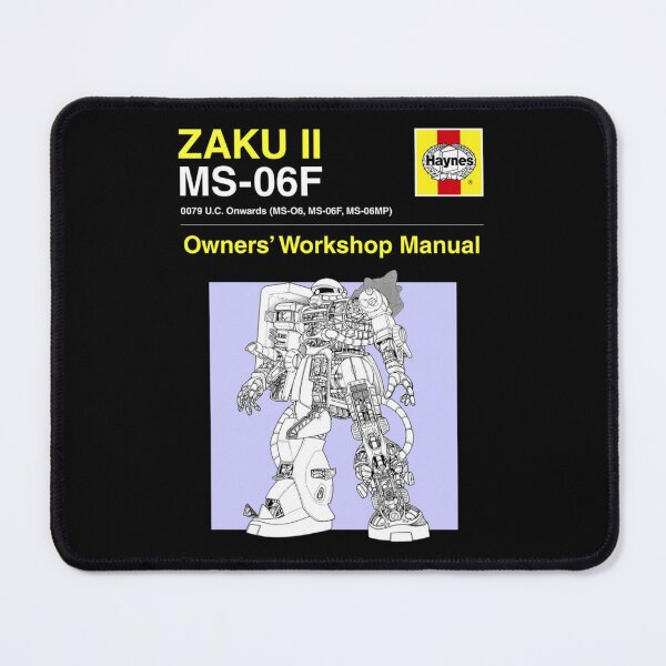 Item preview, Gundam - Zaku ii - Owner_s Manual   designed and sold by IshaBrun.
