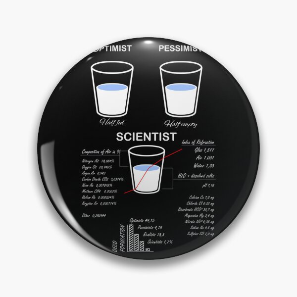 Item preview, The Glass Is Half-Scientific View 	 designed and sold by adtepwcplk40.
