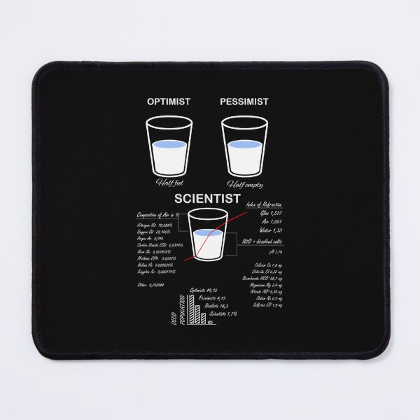 Item preview, The Glass Is Half-Scientific View designed and sold by adtepwcplk40.