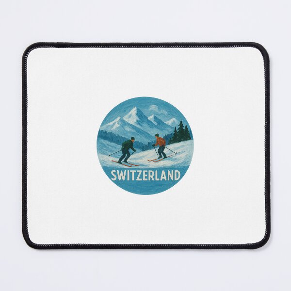 Item preview, Switzerland Skiing Winter Alps designed and sold by M4nulas.