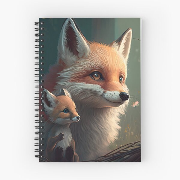 Item preview, Love You to the Moon and Back: Fox Mother and Kit  designed and sold by Apricoth311.