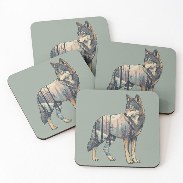 Item preview, Majestic Wild Forest Wolf Design designed and sold by BirdsnStuff.