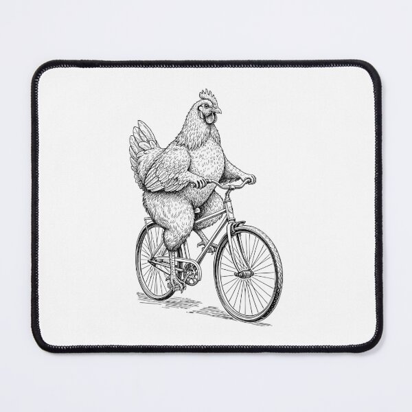 Item preview, Cycling Bicycle Chicken Hen Poultry Vintage Cyclist Funny designed and sold by GrandeDuc.