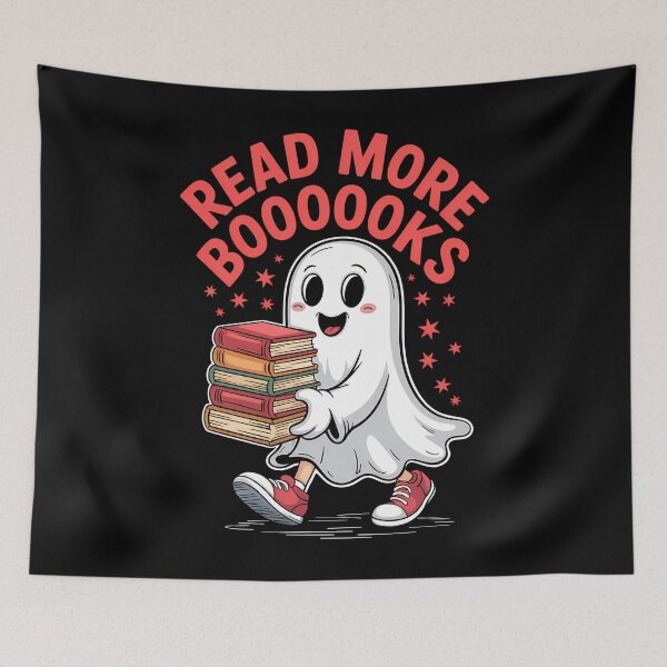 Item preview, Ghost Books Book Halloween School Teacher designed and sold by aidenpier.