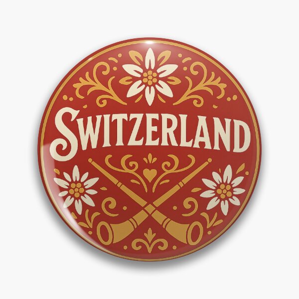 Item preview, Switzerland Alphorn Edelweiss designed and sold by M4nulas.