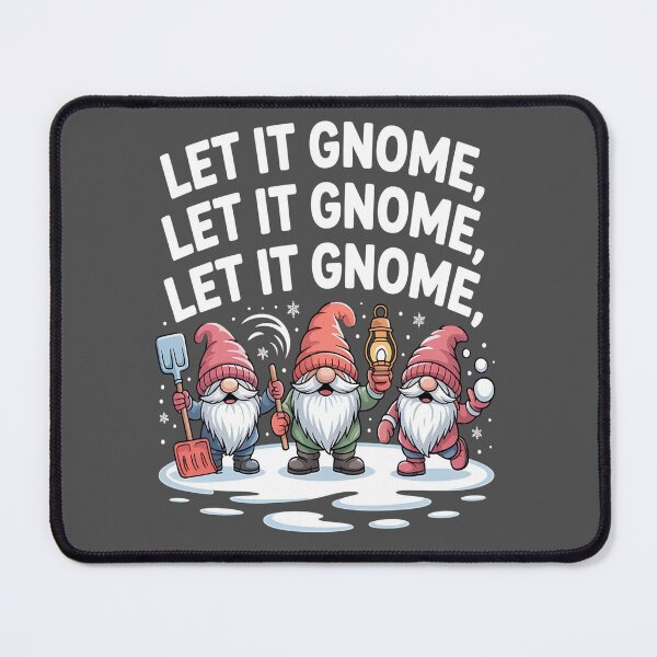 Item preview, chill gnomies - snowball fight gnomes - frosty beard - magical winter gnome - gnome snow angel - winter cabin gnome - holiday season gnome - chilly day gnome - snowflake gnome designed and sold by JansenGS.