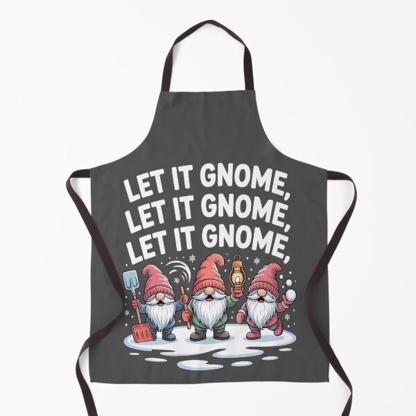 Item preview, chill gnomies - snowball fight gnomes - frosty beard - magical winter gnome - gnome snow angel - winter cabin gnome - holiday season gnome - chilly day gnome - snowflake gnome designed and sold by JansenGS.