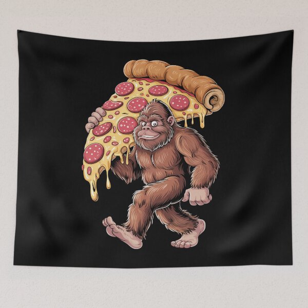 Item preview, Bigfoot Pizza Funny Food Lovers designed and sold by tearbytea.
