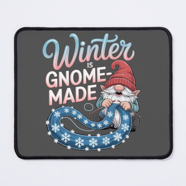 Item preview, chill gnomies - snowball fight gnomes - frosty beard - magical winter gnome - gnome snow angel - winter cabin gnome - holiday season gnome - chilly day gnome - snowflake gnome designed and sold by JansenGS.