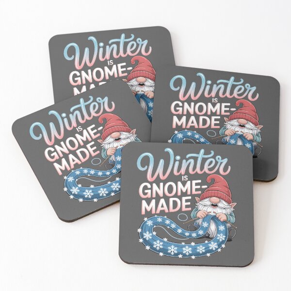 Item preview, chill gnomies - snowball fight gnomes - frosty beard - magical winter gnome - gnome snow angel - winter cabin gnome - holiday season gnome - chilly day gnome - snowflake gnome designed and sold by JansenGS.
