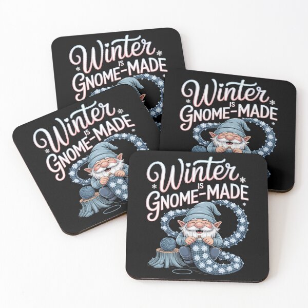 Item preview, winter gnome - holiday gnome - frosty bearded gnome - snow gnome - whimsical gnome - cozy winter vibes - festive gnome - snowy forest gnome - Nordic gnome winter - winter wonderland gnome designed and sold by JansenGS.