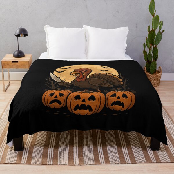 Item preview, Evil Turkey Halloween T-Shirt designed and sold by Trendora Studio.