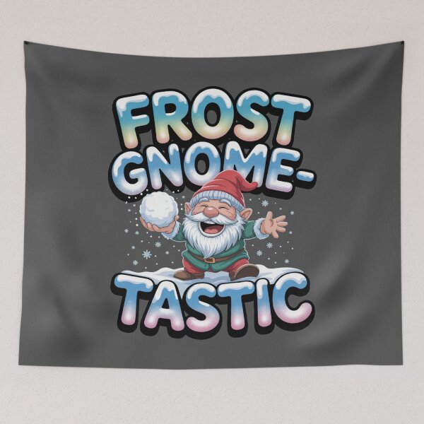 Item preview, chill gnomies - snowball fight gnomes - frosty beard - magical winter gnome - gnome snow angel - winter cabin gnome - holiday season gnome - chilly day gnome - snowflake gnome designed and sold by JansenGS.