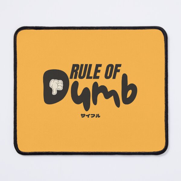 Item preview, Rule of Dumb Funny Brain Pun designed and sold by LufiasArts.