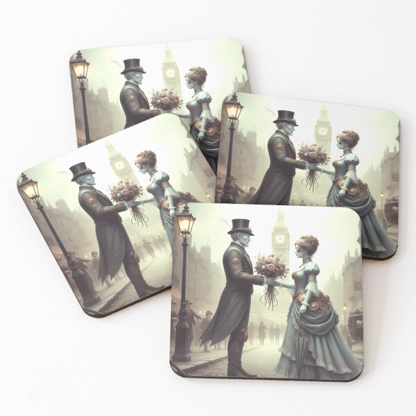Item preview, Lord & Lady of the Ether – A Ghostly Gift of Steampunk Flowers designed and sold by Art's Diner.