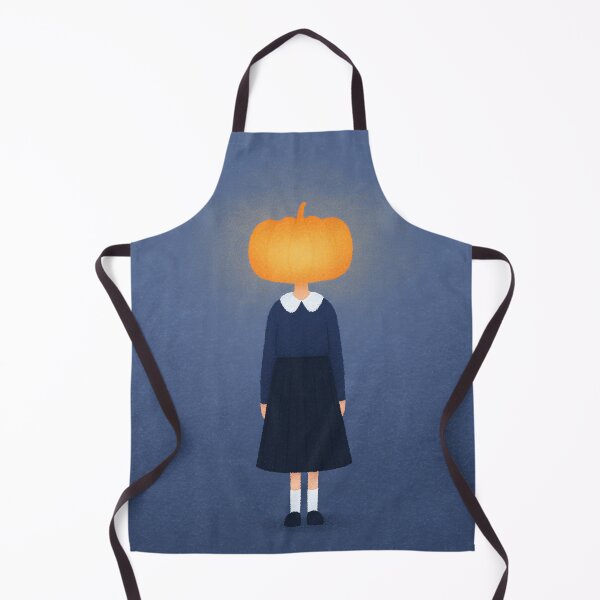 Item preview, A girl with a giant glowing pumpkin head designed and sold by weirdcorner.