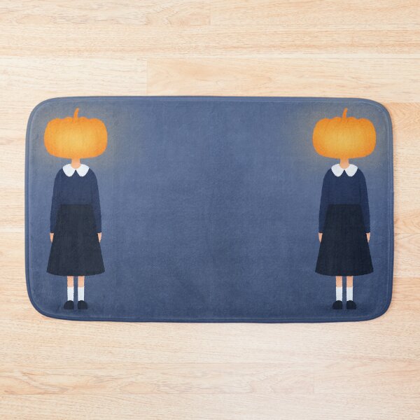 Item preview, A girl with a giant glowing pumpkin head designed and sold by weirdcorner.