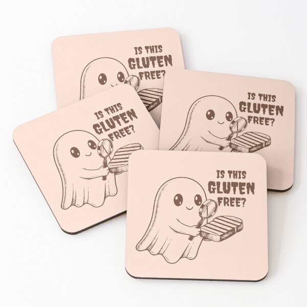 Item preview, Is This Gluten Free? Funny Cute Ghost Gluten Intolerant designed and sold by KLArtzStore.