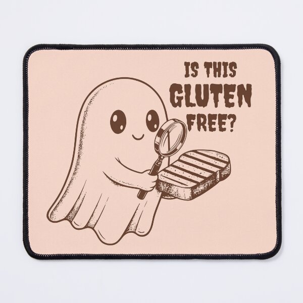 Item preview, Is This Gluten Free? Funny Cute Ghost Gluten Intolerant designed and sold by KLArtzStore.