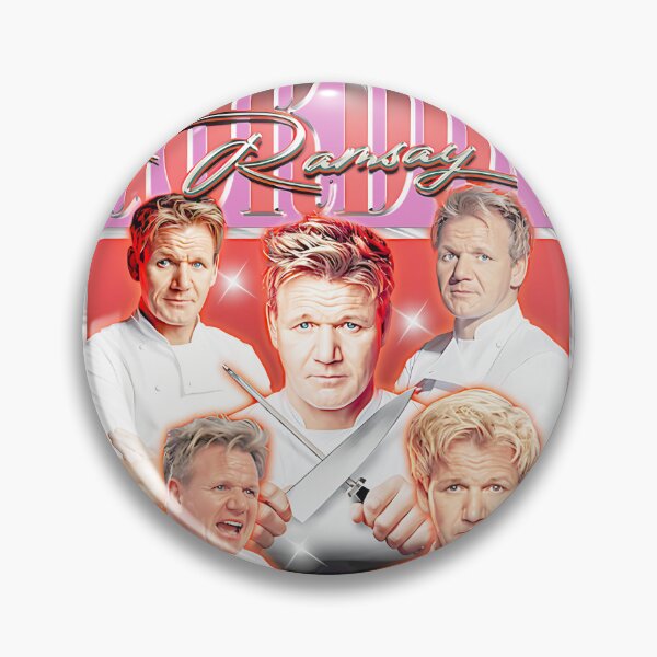 Item preview, Gordon Ramsay Collage Chef Retro Design By Merch, Limited Edition designed and sold by TimothyAtkinson.