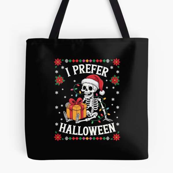 Item preview, Christmas Skeleton Halloween Xmas designed and sold by tearbytea.