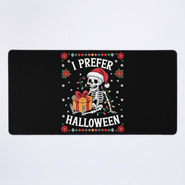 Item preview, Christmas Skeleton Halloween Xmas designed and sold by tearbytea.