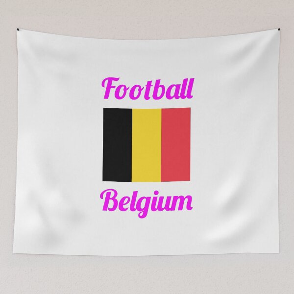 Item preview, Belgium Football Fan Flag – Belgian Soccer Supporter Gear designed and sold by Fleetwood1994.