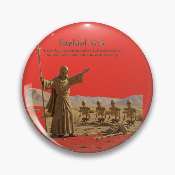 Item preview, Ezekiel 3:17 Watchman – 3D Sketch Cartoon Style Bible Verse Illustration, designed and sold by PaintMeWorld.