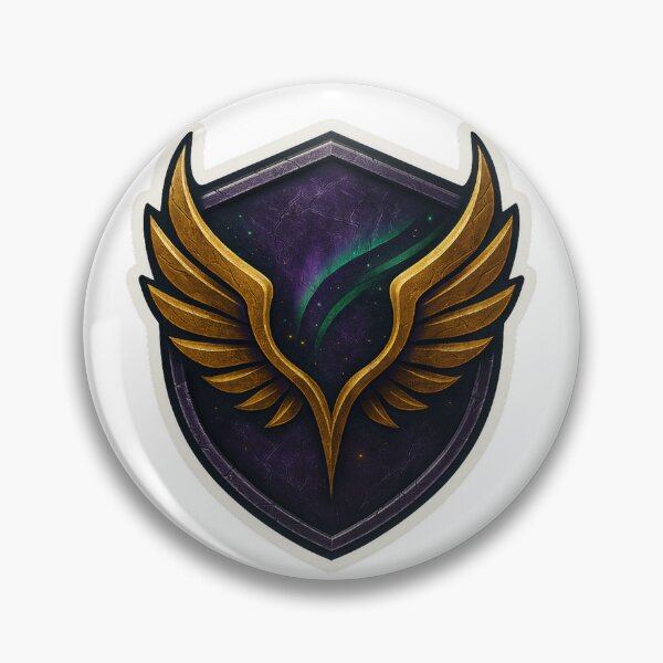 Item preview, Valkyrie Wings Crest designed and sold by pixelpulsenyc.