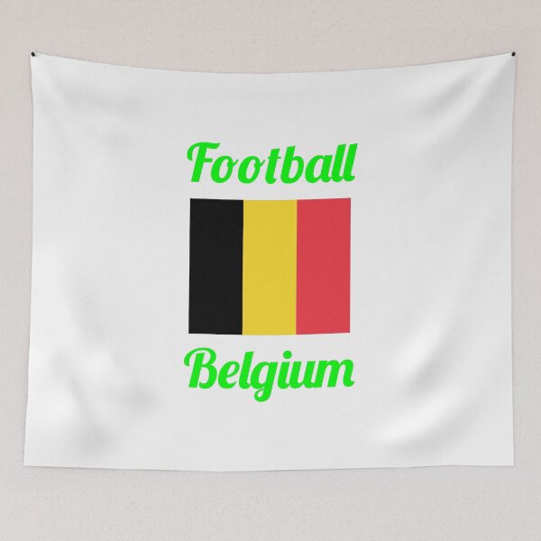 Item preview, Belgium Football Fan Flag – Belgian Soccer Supporter Gear designed and sold by Fleetwood1994.