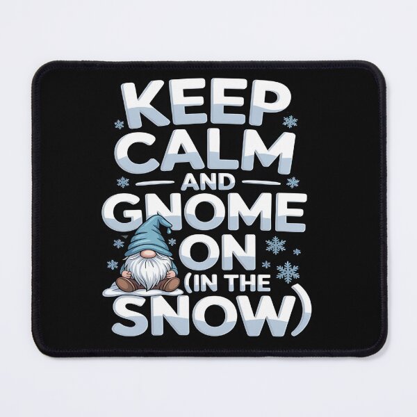 Item preview, winter gnome - holiday gnome - frosty bearded gnome - snow gnome - whimsical gnome - cozy winter vibes - festive gnome - snowy forest gnome - Nordic gnome winter - winter wonderland gnome designed and sold by JansenGS.