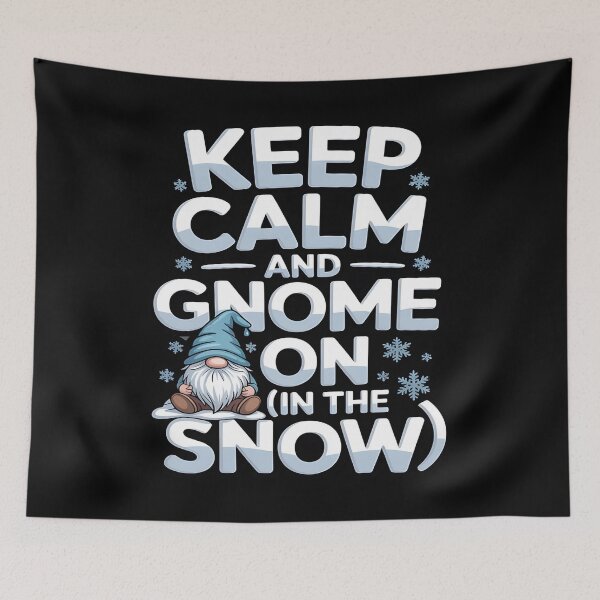 Item preview, winter gnome - holiday gnome - frosty bearded gnome - snow gnome - whimsical gnome - cozy winter vibes - festive gnome - snowy forest gnome - Nordic gnome winter - winter wonderland gnome designed and sold by JansenGS.