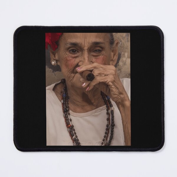 Item preview, Old Lady Smoking Cuban Cigar In Havana Coffee Mug designed and sold by anotptfo12.