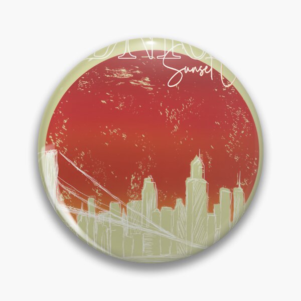 Item preview, 3544-Sunset-Skyline designed and sold by 1Mackenzie6.