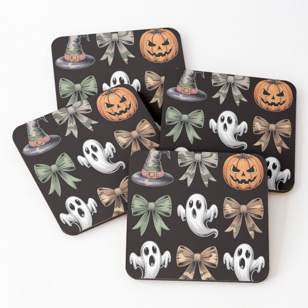 Item preview, Coquette Camo Ghost Bow Hunting Halloween Pumpkin Camouflage designed and sold by VladoZork.
