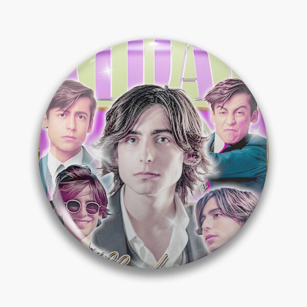 Artikelvorschau, Aidan Gallagher Vintage Collage Portrait von Merch, limitierte Auflage entworfen und verkauft von TimothyAtkinson.