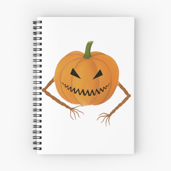 Item preview, Creepy Pumpkin Halloween Illustration designed and sold by DaisyDeesign.