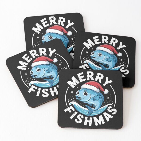 Item preview, Funny Fish Christmas Fishing Xmas designed and sold by LunaCrazeArt.