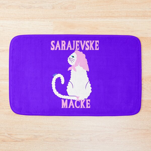 Item preview, Sarajevo Cat with Pink Veil, Bosnian Art designed and sold by petiteToulon.