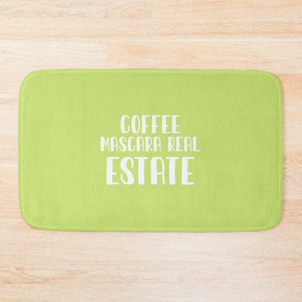 Item preview, 3548-Coffee-Mascara-Real-Estate-Slim-Fit-T-Shirt designed and sold by 1Morrison5.