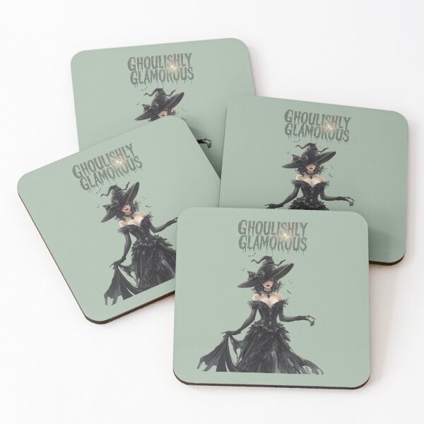 Item preview, Ghoulishly Glamorous – Stylish Witch Vibes for halloween and other occasion  designed and sold by La Velmoréa.