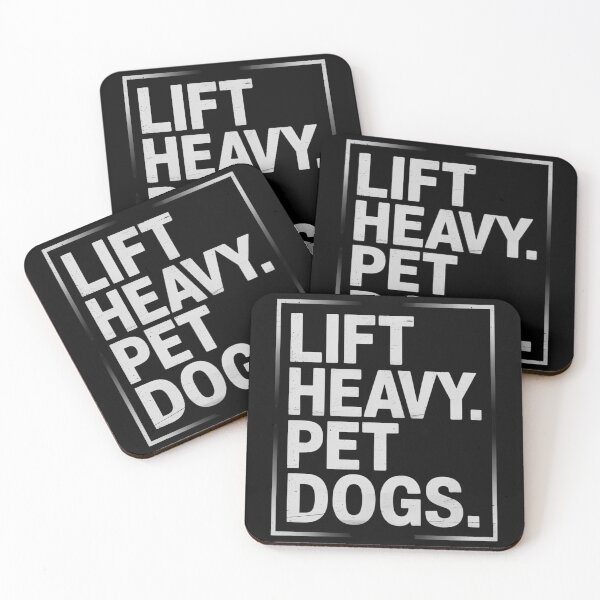 Item preview, Lift Heavy Pet Dog Funny Gym Workout designed and sold by LunaCrazeArt.