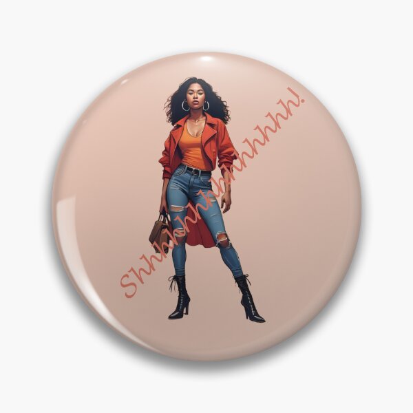 Item preview, Shhhhhh! – Bold Chic Female Figure Minimalist Art designed and sold by La Velmoréa.
