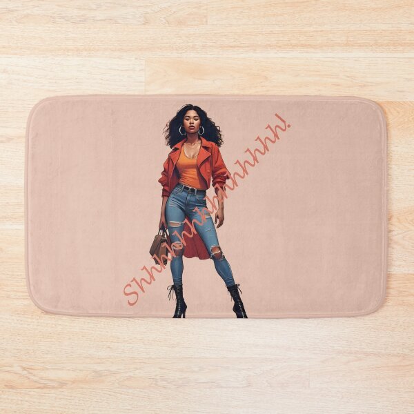 Item preview, Shhhhhh! – Bold Chic Female Figure Minimalist Art designed and sold by La Velmoréa.