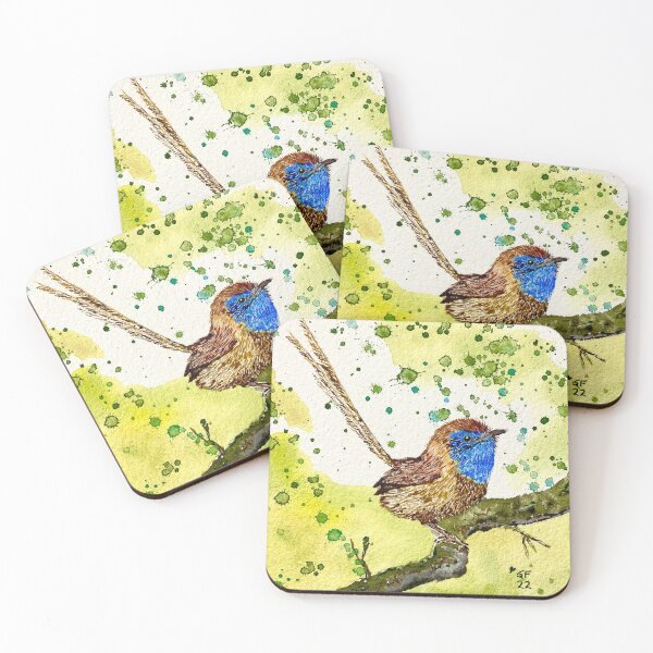 Item preview, Fairy wren designed and sold by GlennFinlayArt.